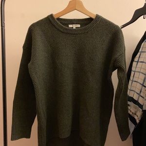 Madewell olive green jumper